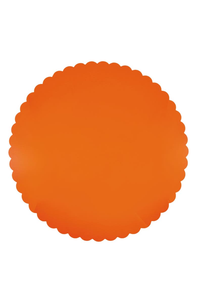 Mariposa Scalloped Set of 2 Placemats, Main, color, Orange