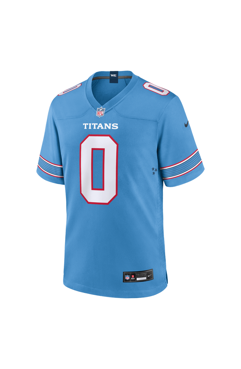 Nike Men's Nike Calvin Ridley Light Blue Tennessee Titans Game Jersey, Alternate, color, Light Blue