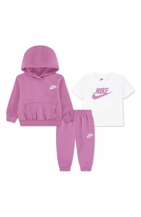 Nike Fleece Hoodie, T-Shirt & Joggers Set