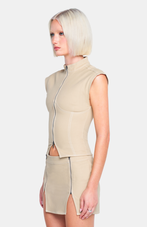 Ow Collection Women's Neutrals Marley Top - Sand In Neutral