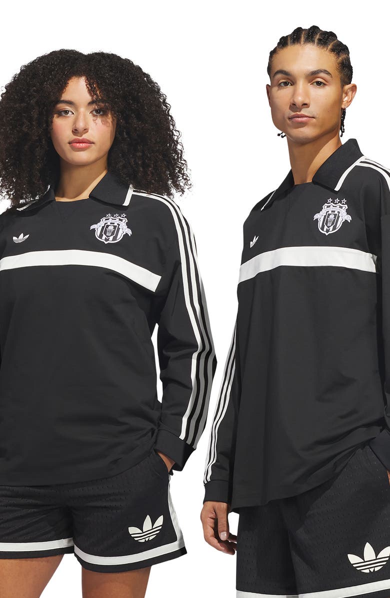 adidas Rugby Polo, Alternate, color, Black