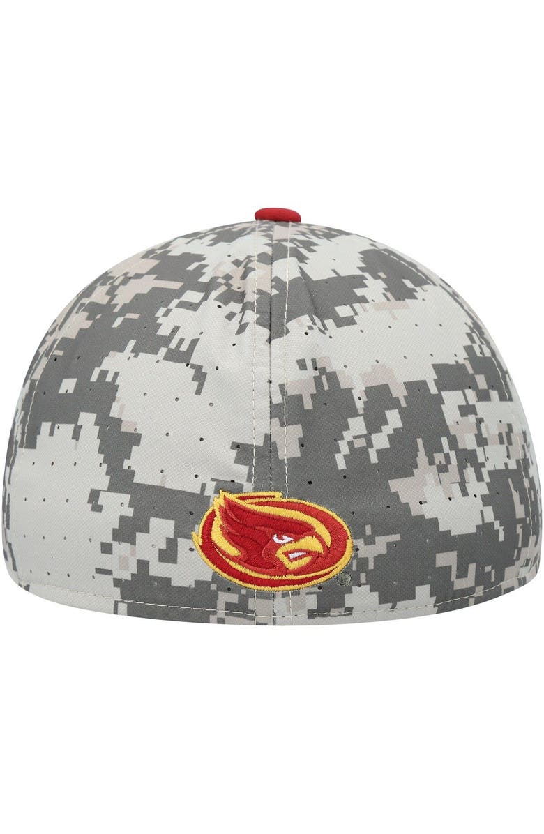 Nike Men's Nike Camo Iowa State Cyclones Aero True Baseball Performance Fitted Hat, Alternate, color, 