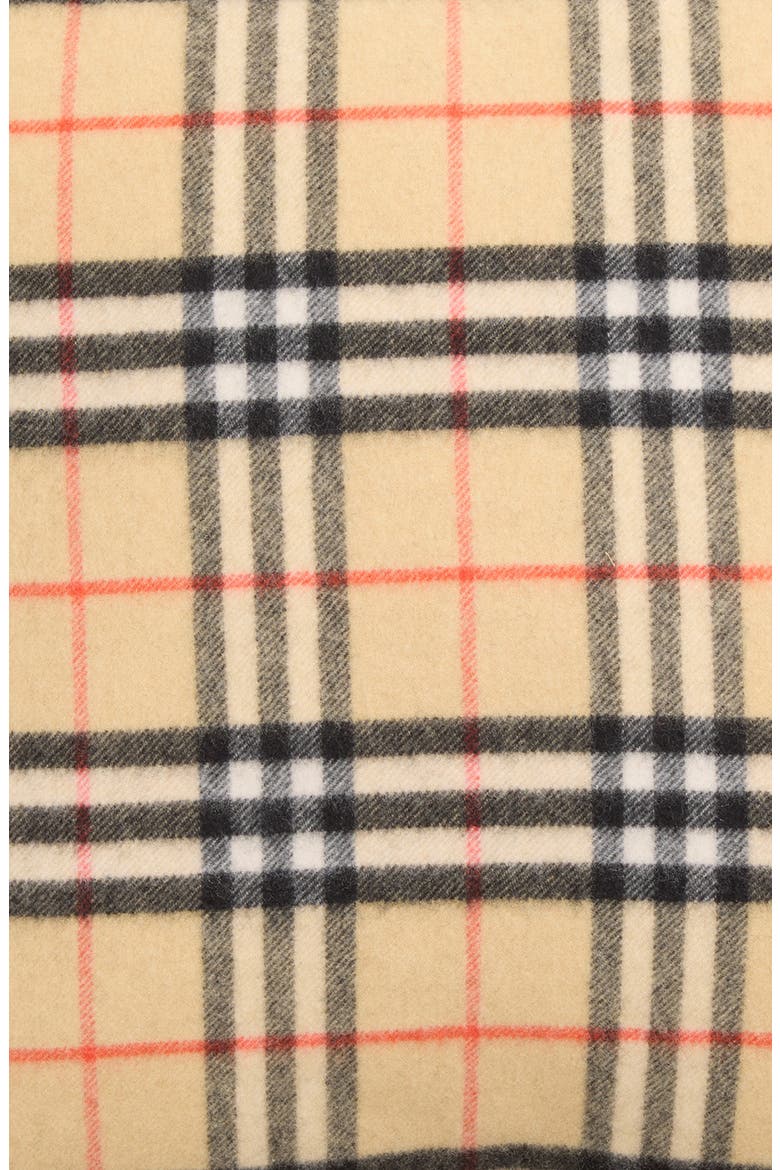 Check Cashmere Cushion, Alternate, color, SAND IP CHECK