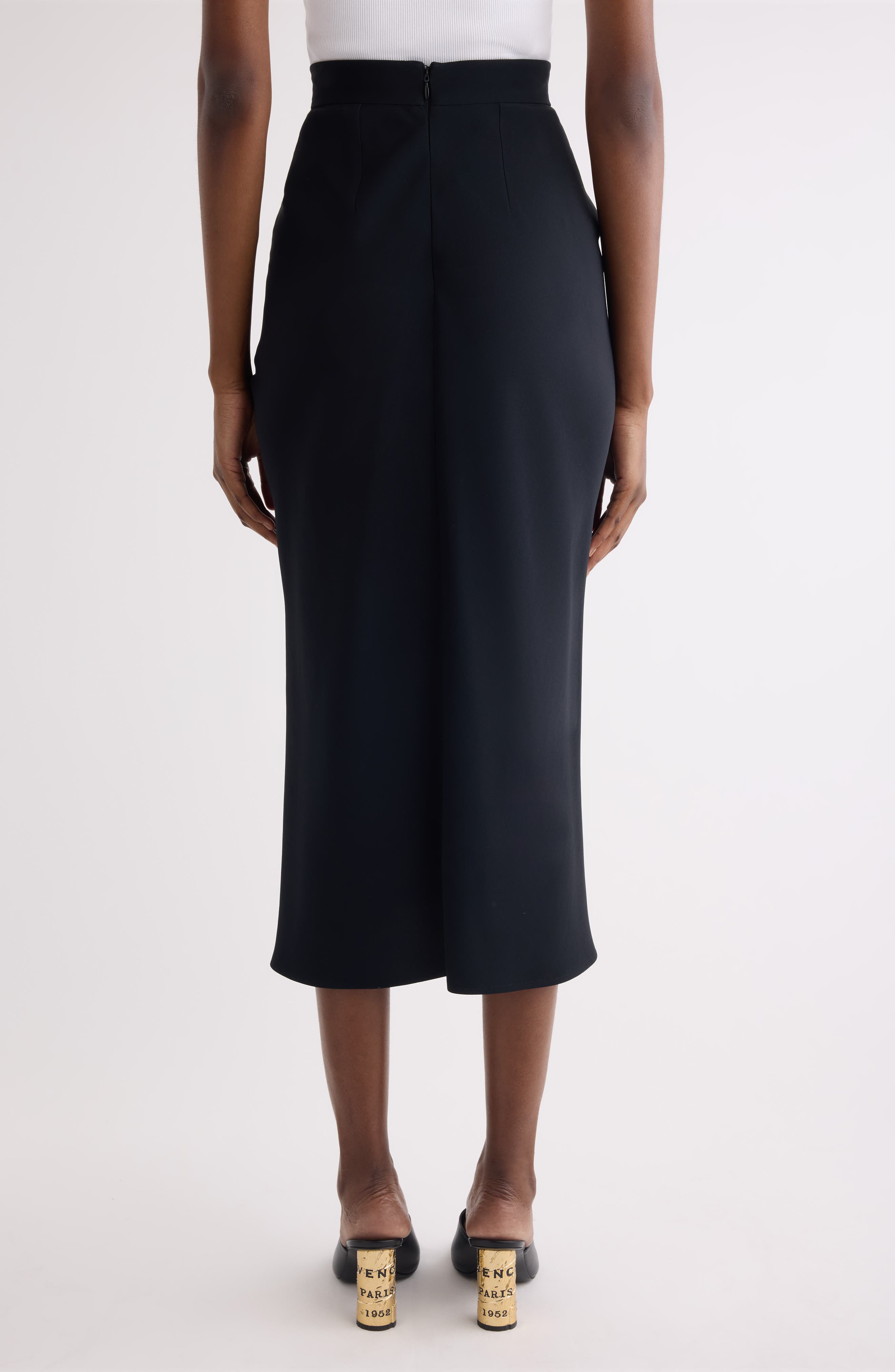 Draped Stretch Skirt - image 2