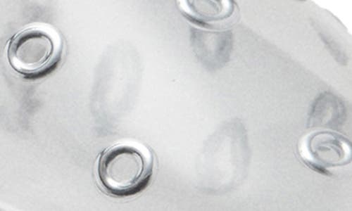 Mango Women's Eyelets Vinyl Shoes In Silver