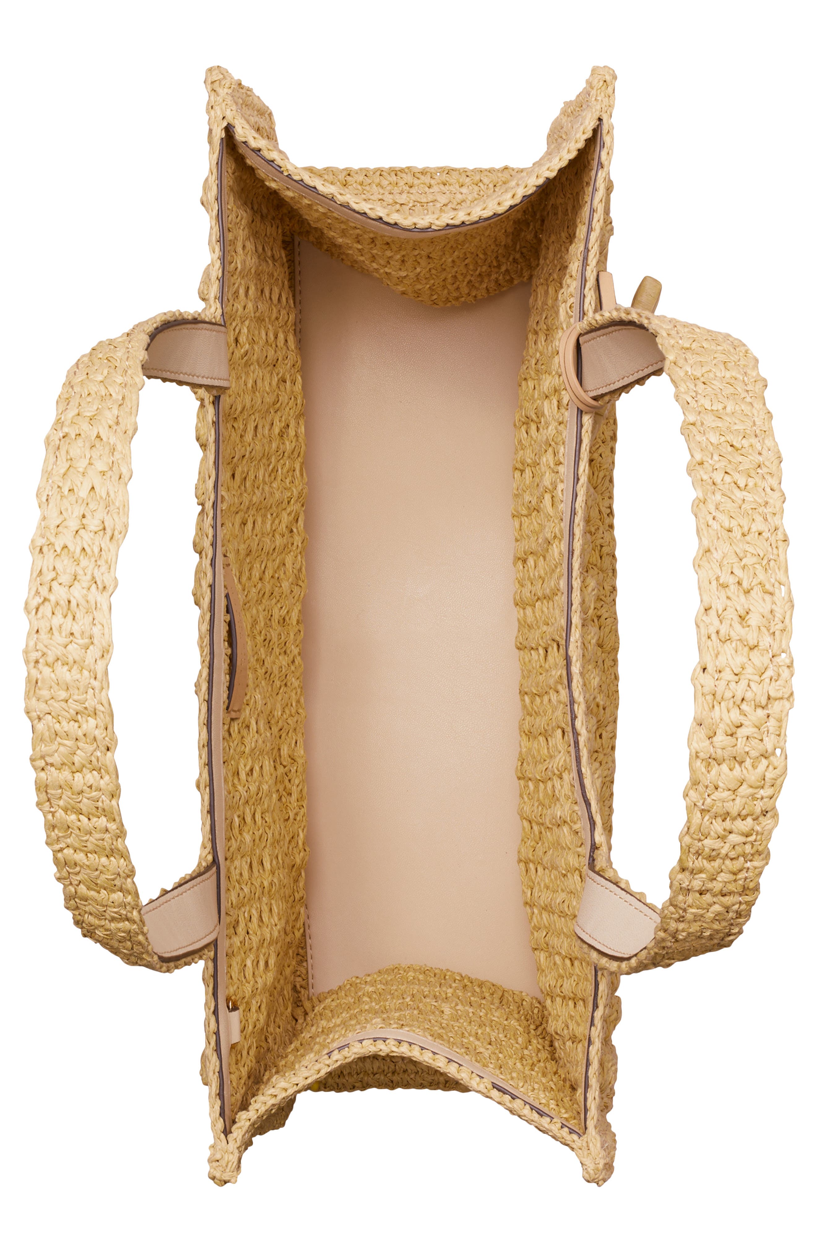 Ella Hand Crochet Straw Bag, Alternate, color, NATURAL