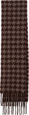 rag & bone Nora Houndstooth Fringe Scarf