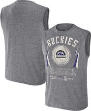Darius Rucker Collection by Fanatics Men's Darius Rucker Collection by Fanatics Charcoal Colorado Rockies Relaxed-Fit Muscle Tank Top
