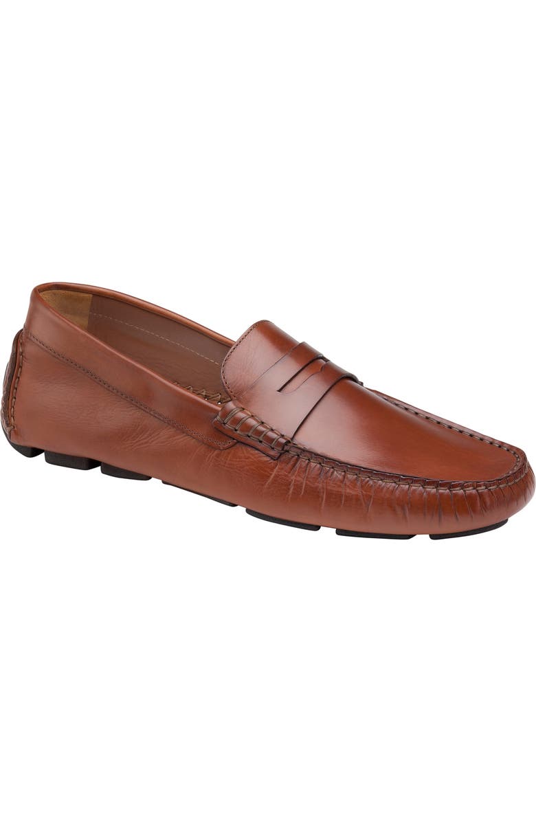 JOHNSTON & MURPHY COLLECTION Johnston & Murphy Dayton Penny Loafer, Main, color, Cognac