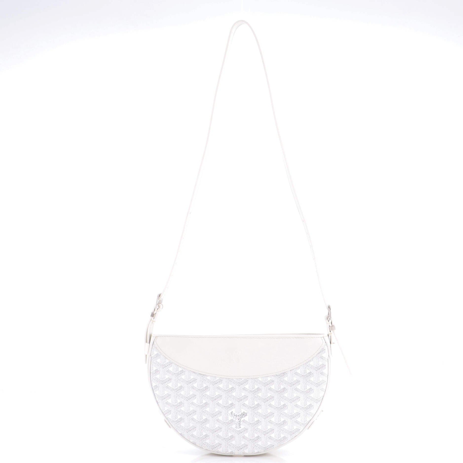 Pre-Owned Goyard Hirondelle Shoulder Bag Coated Canvas and Leather, Alternate, color, 