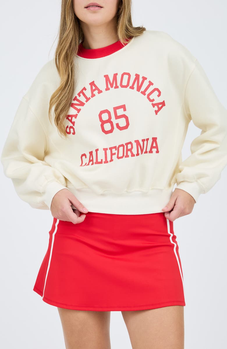 Blu Pepper Santa Monica Graphic Pullover Sweater, Main, color,