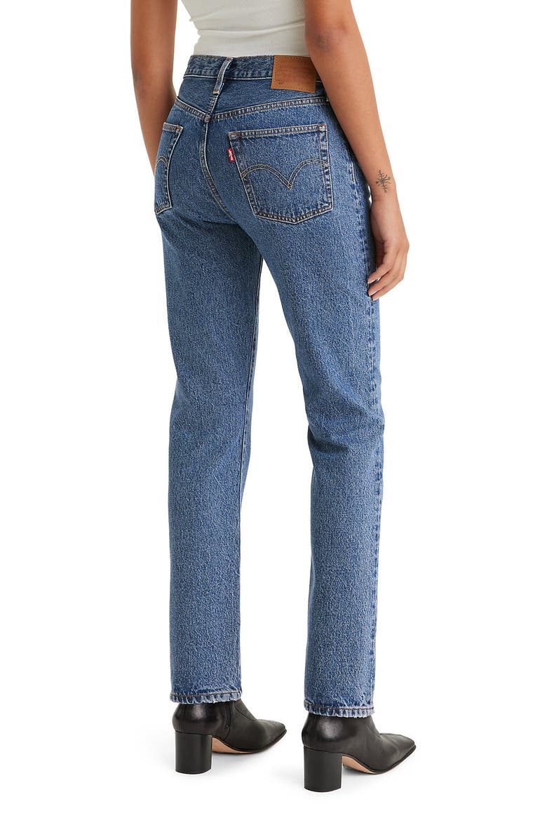Levi's<sup>®</sup> 501<sup>®</sup> Original High Waist Straight Leg Jeans, Alternate, color,