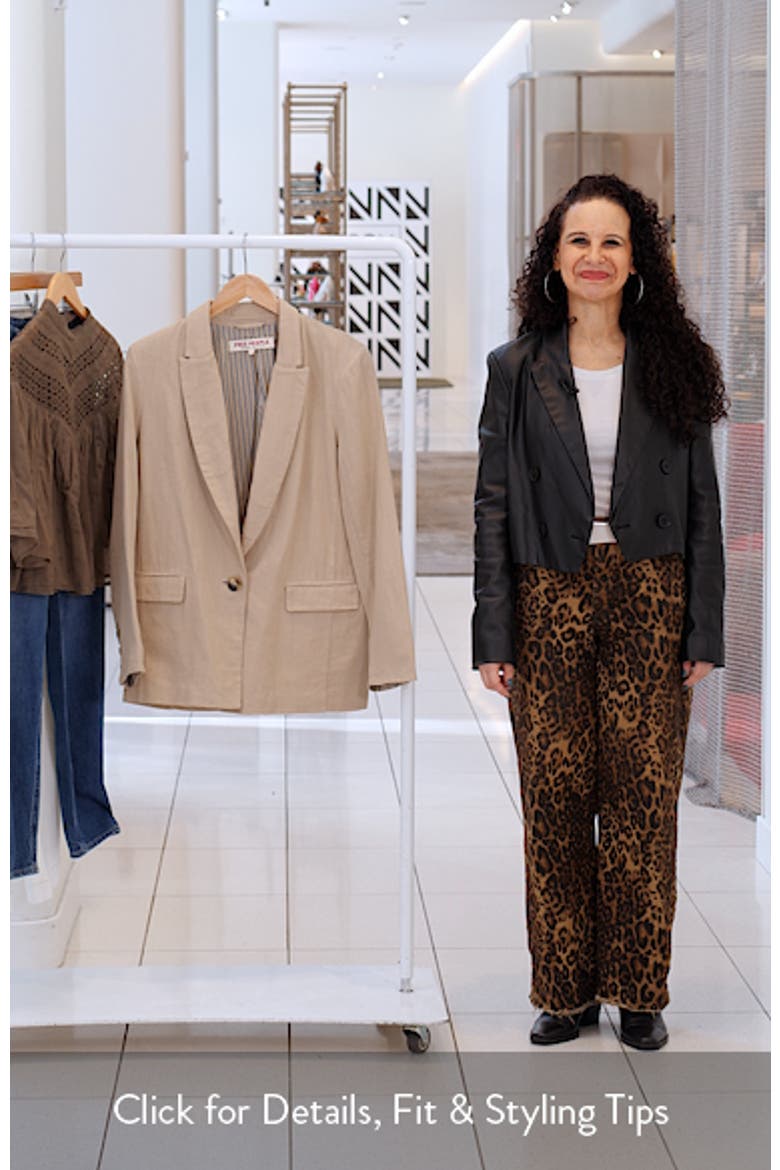 Prep School Linen Blend Blazer video