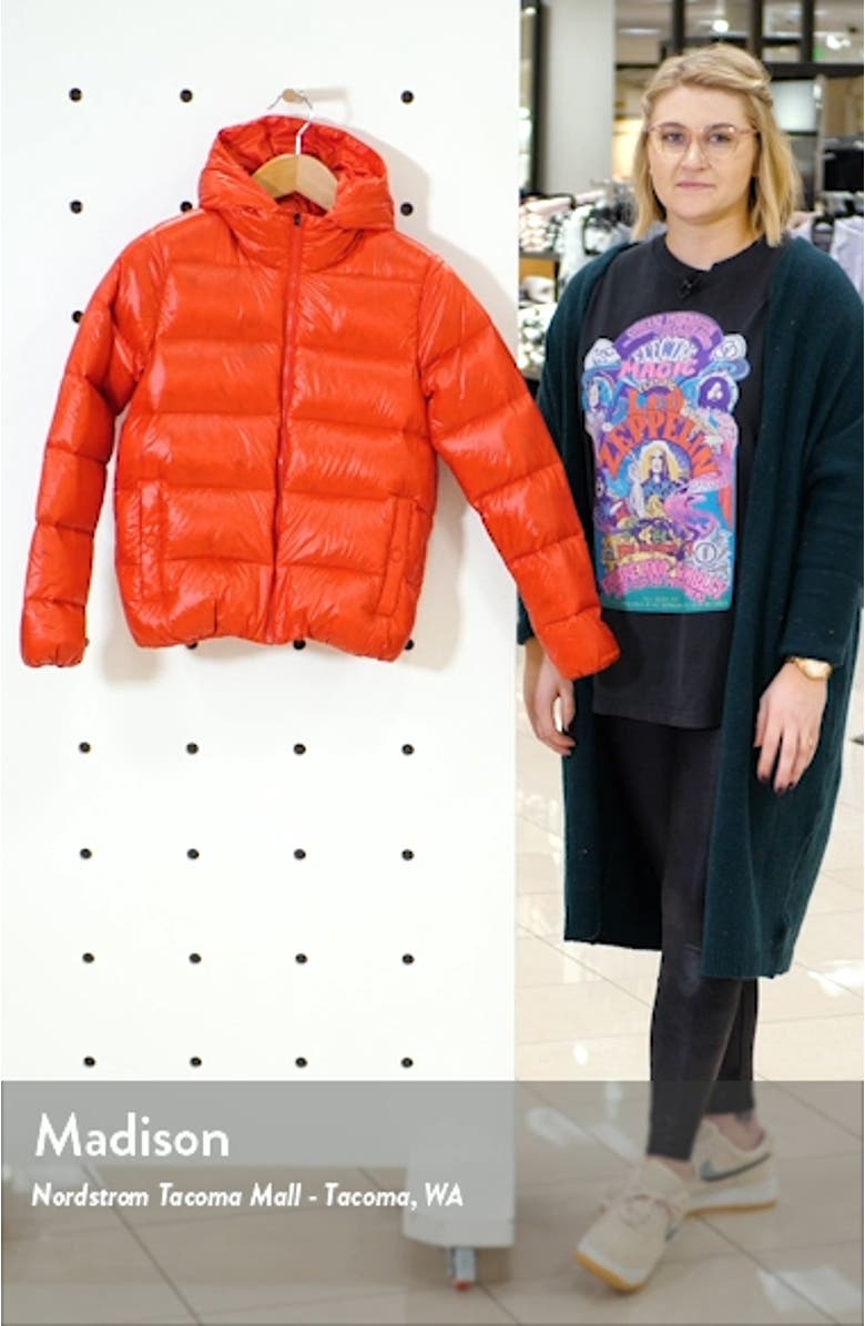 Raven Rocks Durable Water Repellent Hooded Down Jacket, sales video thumbnail