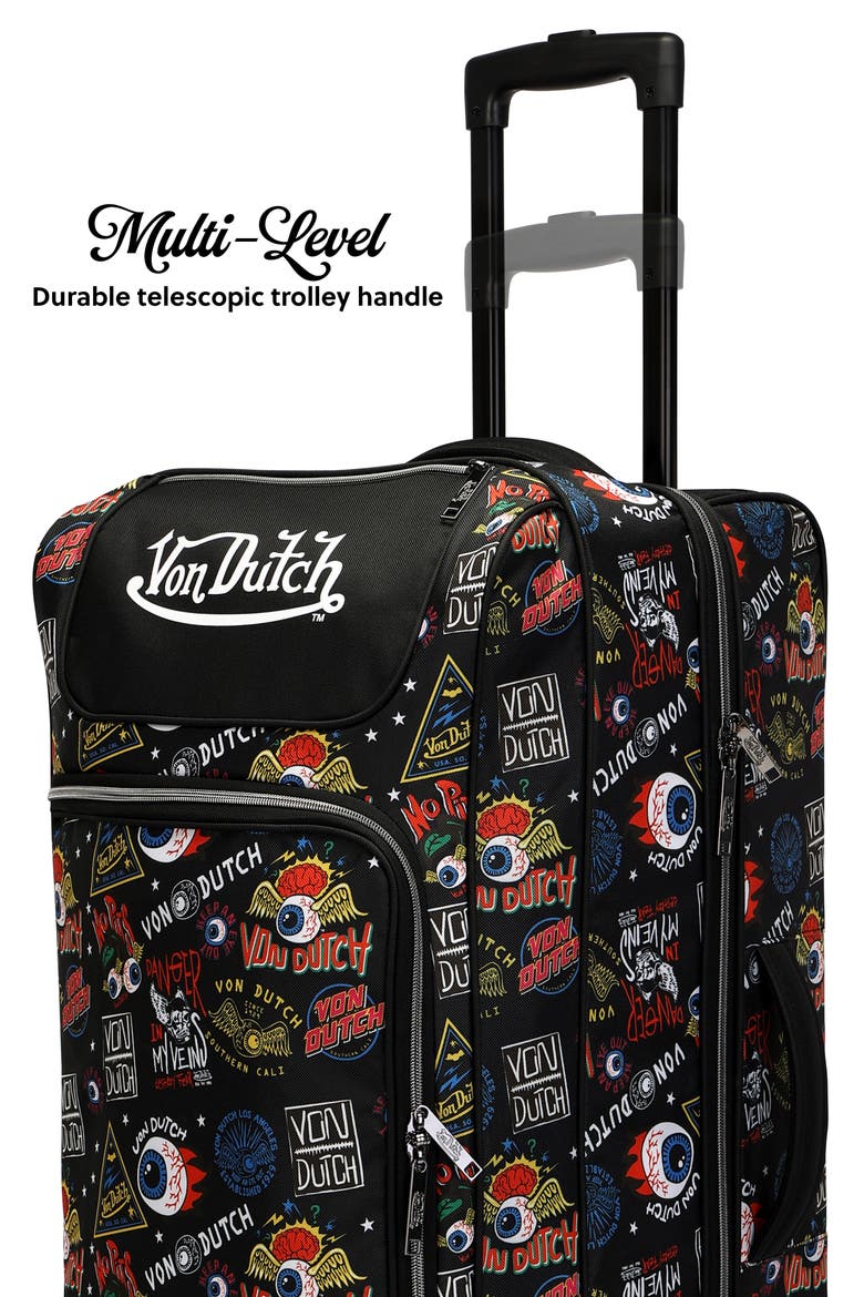 Jax Black Rolling Duffel 2-Piece Set, Alternate, color, Jax Black