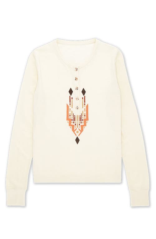 Fortela Coralie Seraph Multi-color Embroidered T-shirt