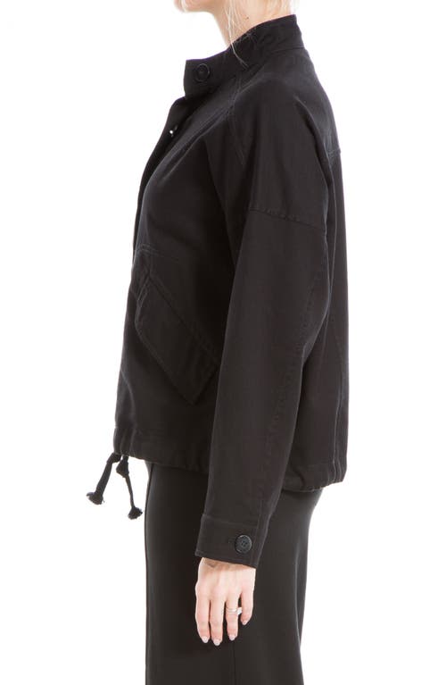 Max Studio 2 Pocket Jacket In Black-black