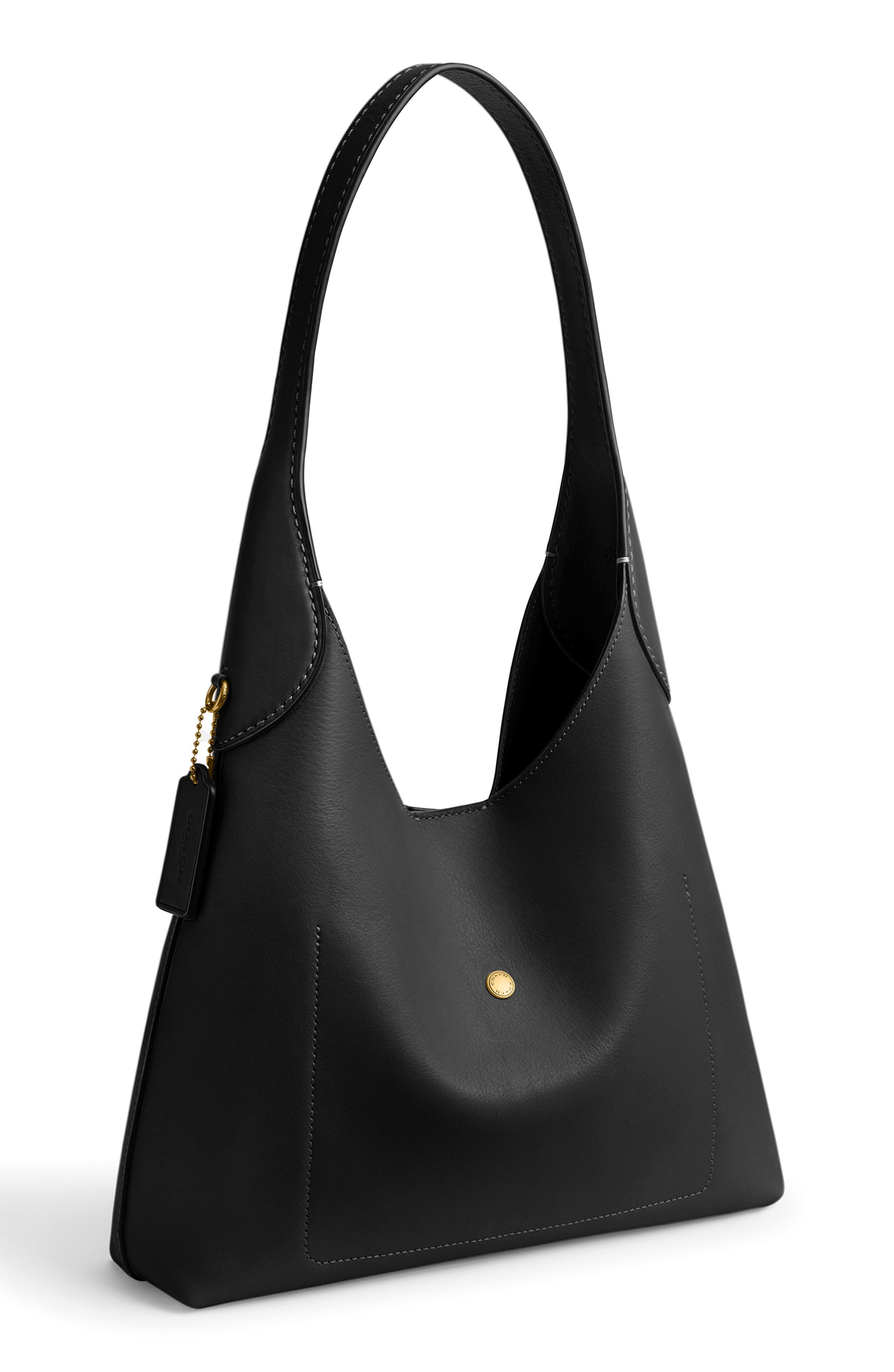 COACH Brooklyn 39 Shoulder Bag, Alternate, color, Black