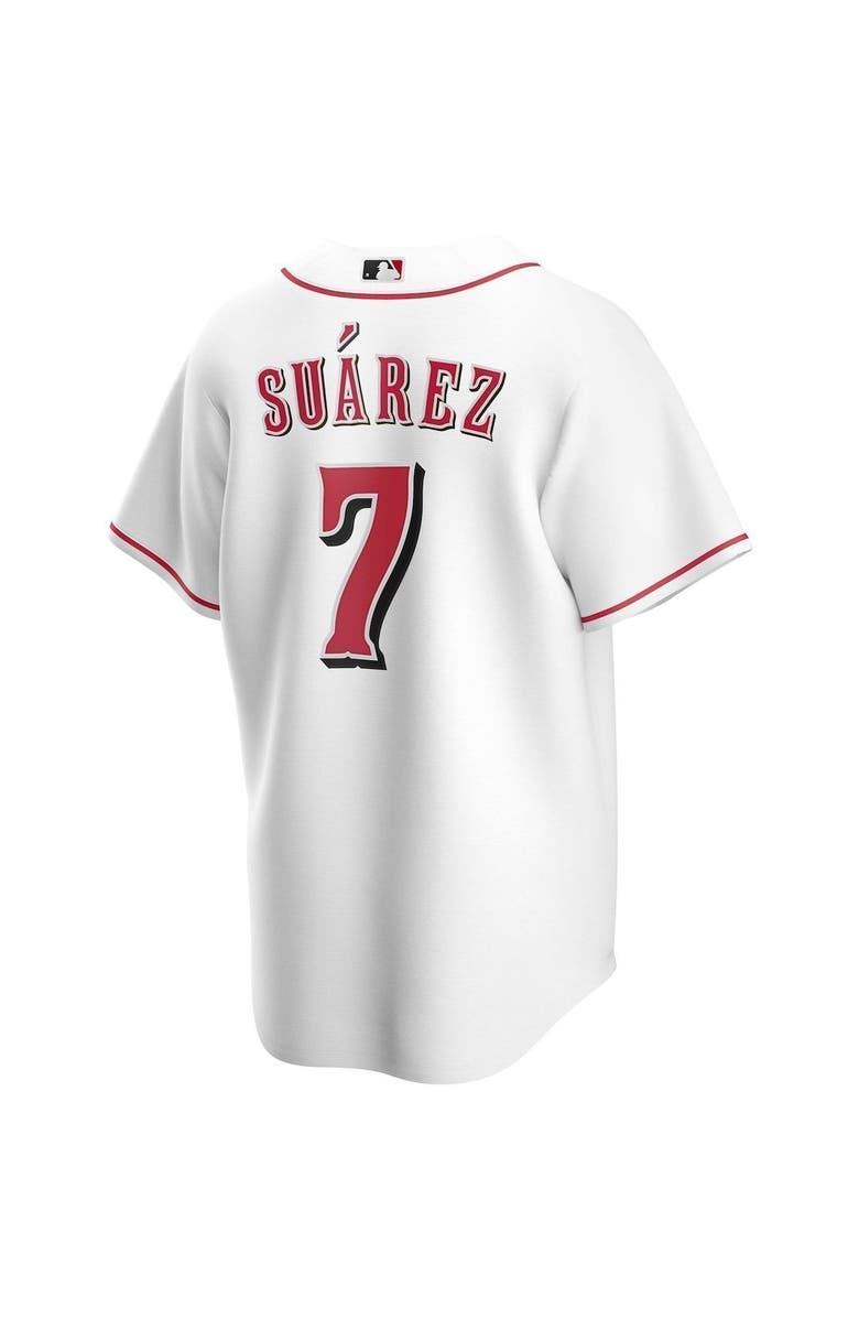 Nike Men's Nike Eugenio Suarez White Cincinnati Reds Home Replica Player Name Jersey, Alternate, color, 
