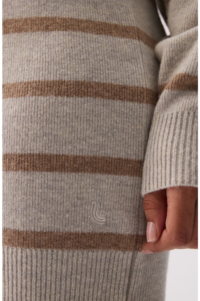 Verdun Striped Sweater Dress, Alternate, color, BIRCH VERDUN STRIPE