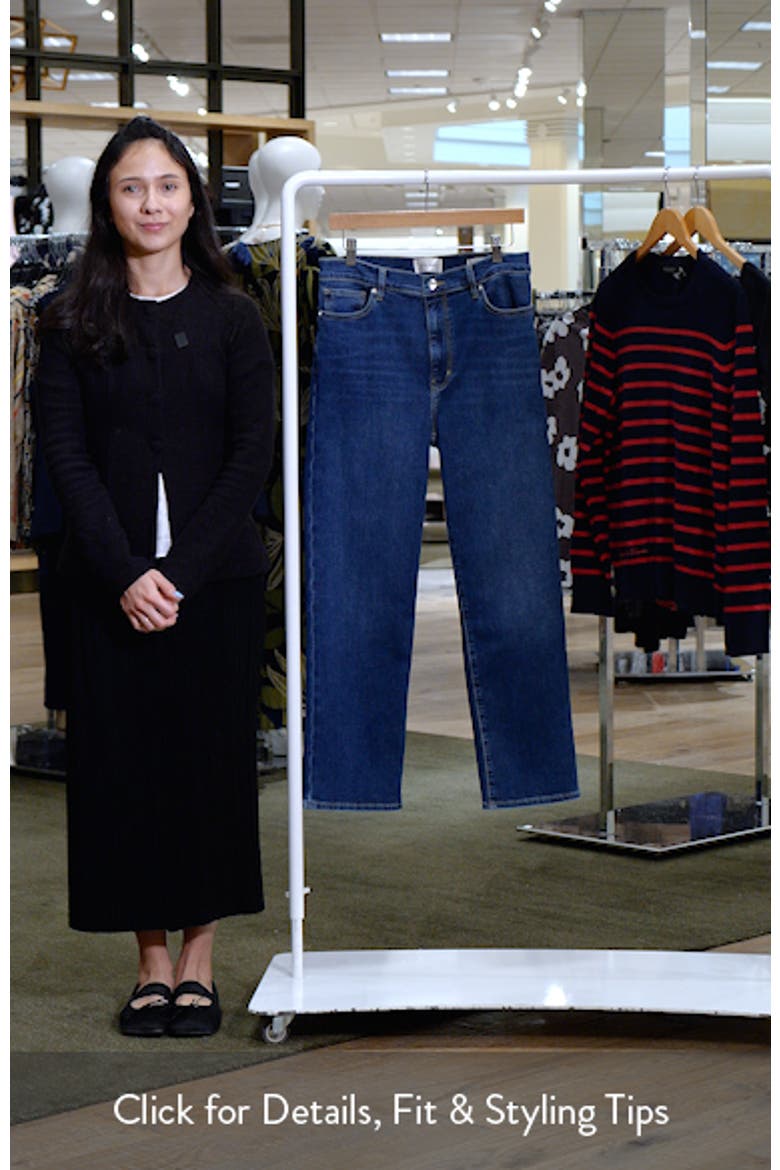 Le Sleek High Waist Ankle Straight Leg Jeans video