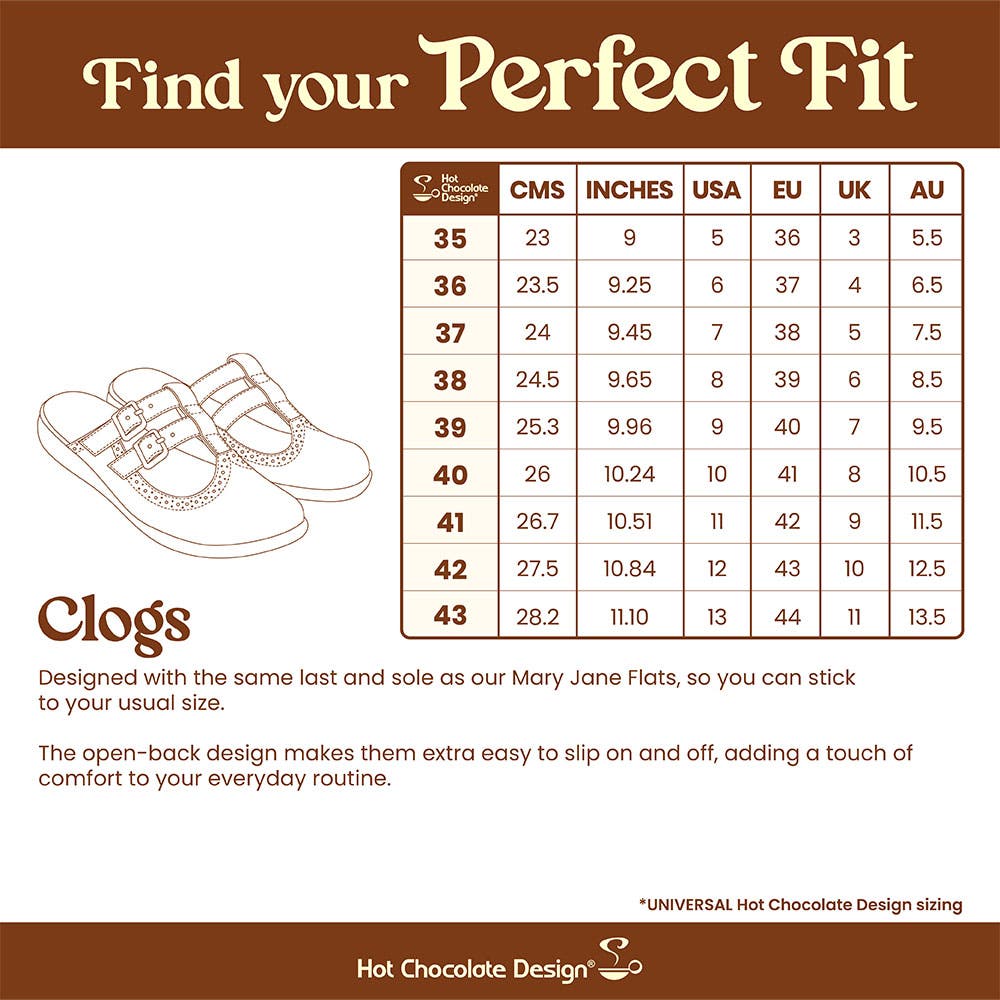 Hot Chocolate Design Havana Women's Mary Jane Clogs, Alternate, color, Havana