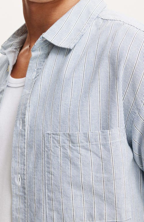 COTTON ON CROPPED OXFORD LONG SLEEVE SHIRT