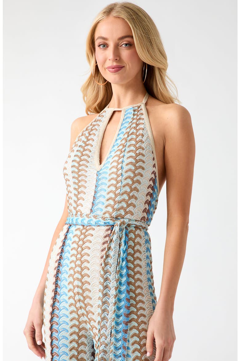 Gianna Fearne Sleeveless Wide Leg Jumpsuit, Alternate, color, OPEN WHITE