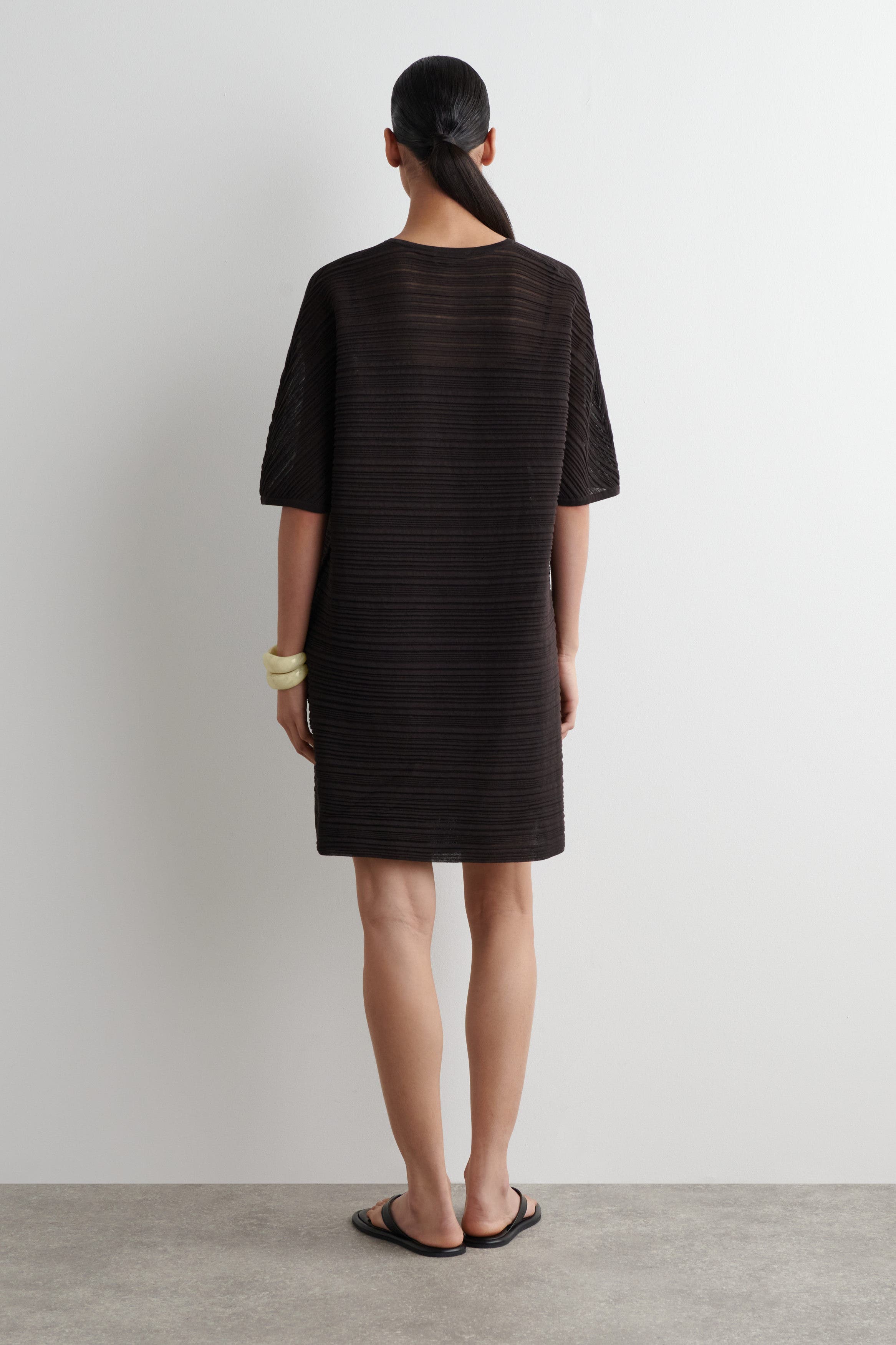Pleated Knit Mini Dress (Women) | Nordstrom