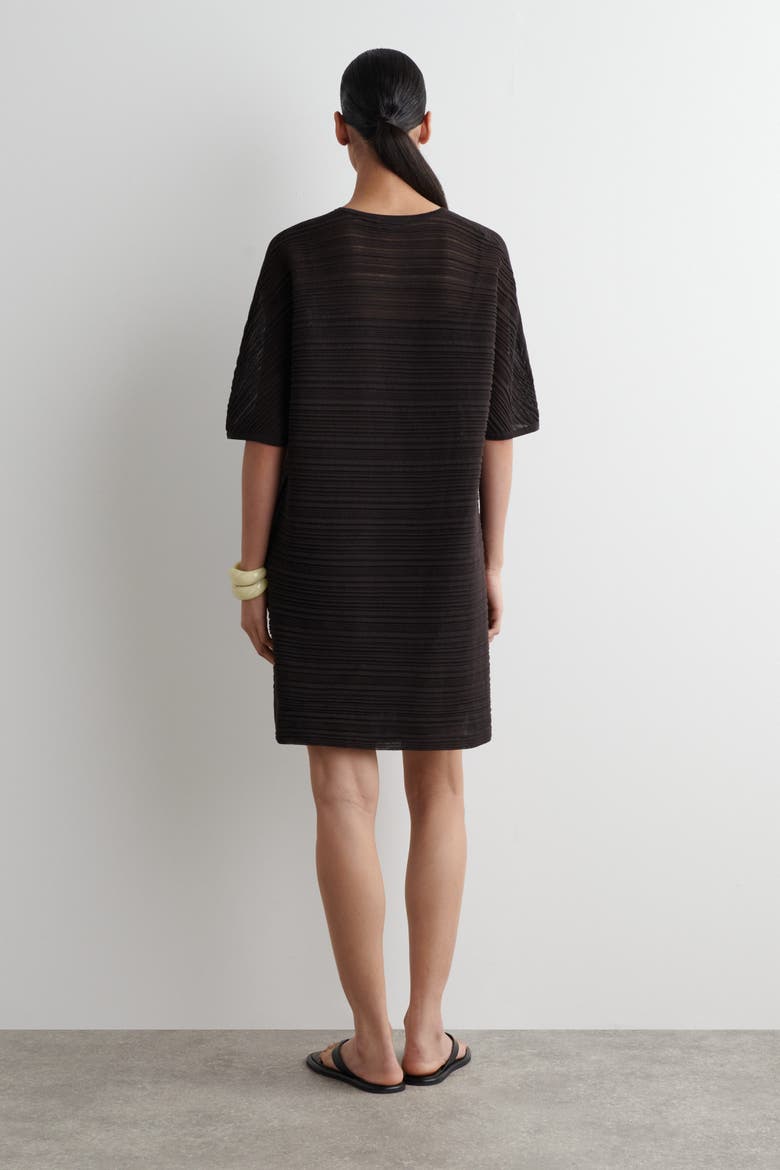 pleated knit combination dress NADELLE knitting Pleated Dress