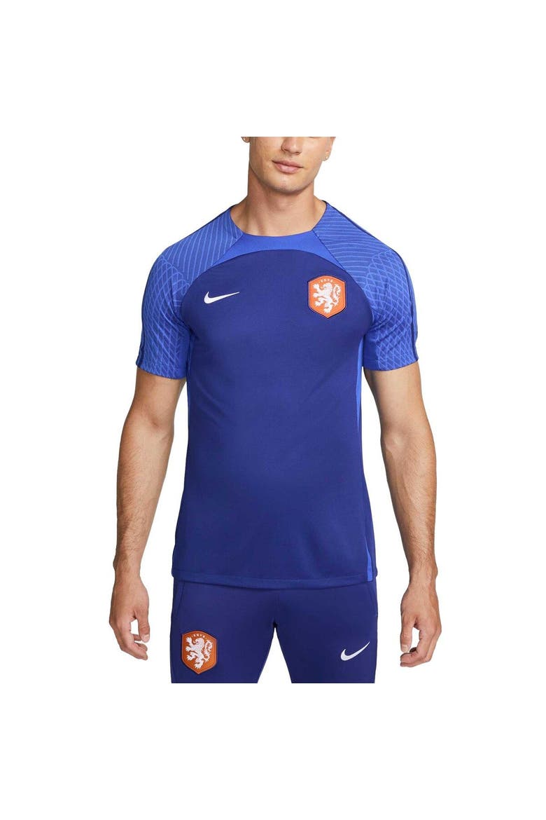 Men's Nike Blue Netherlands National Team 2022 Strike Training Top, Alternate, color, Blue