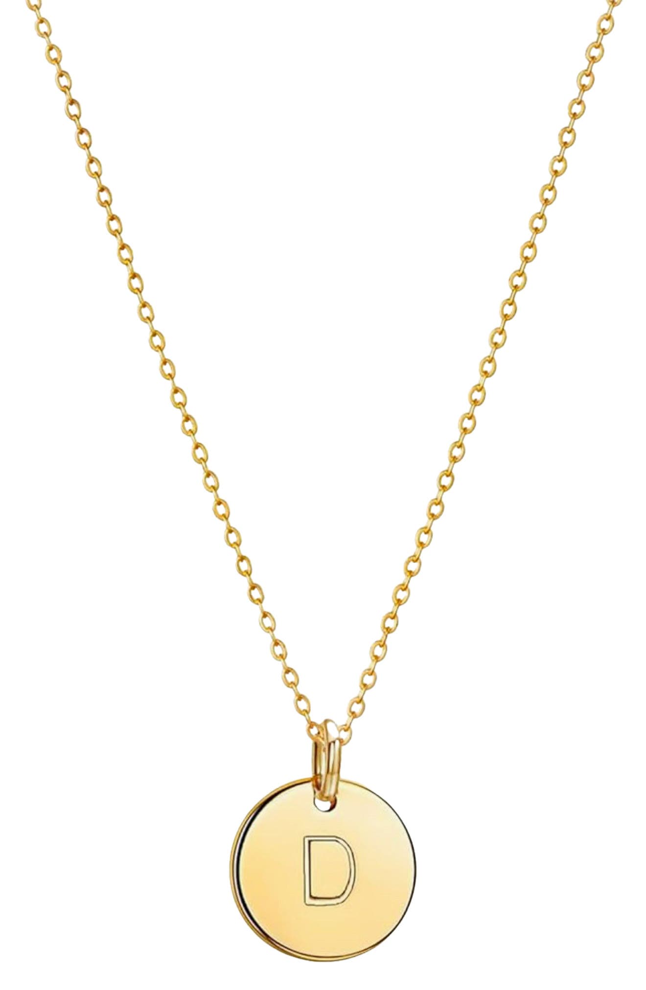 House of Frosted Initial Pendant Necklace