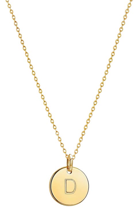 Initial Pendant Necklace