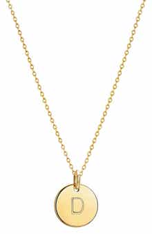 House of Frosted Initial Pendant Necklace