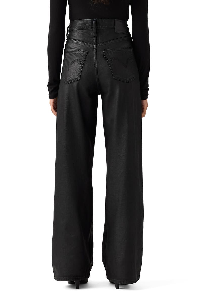 Levi's<sup>®</sup> Ribcage Coated High Waist Wide Leg Jeans, Alternate, color, Prize Fighter Psk