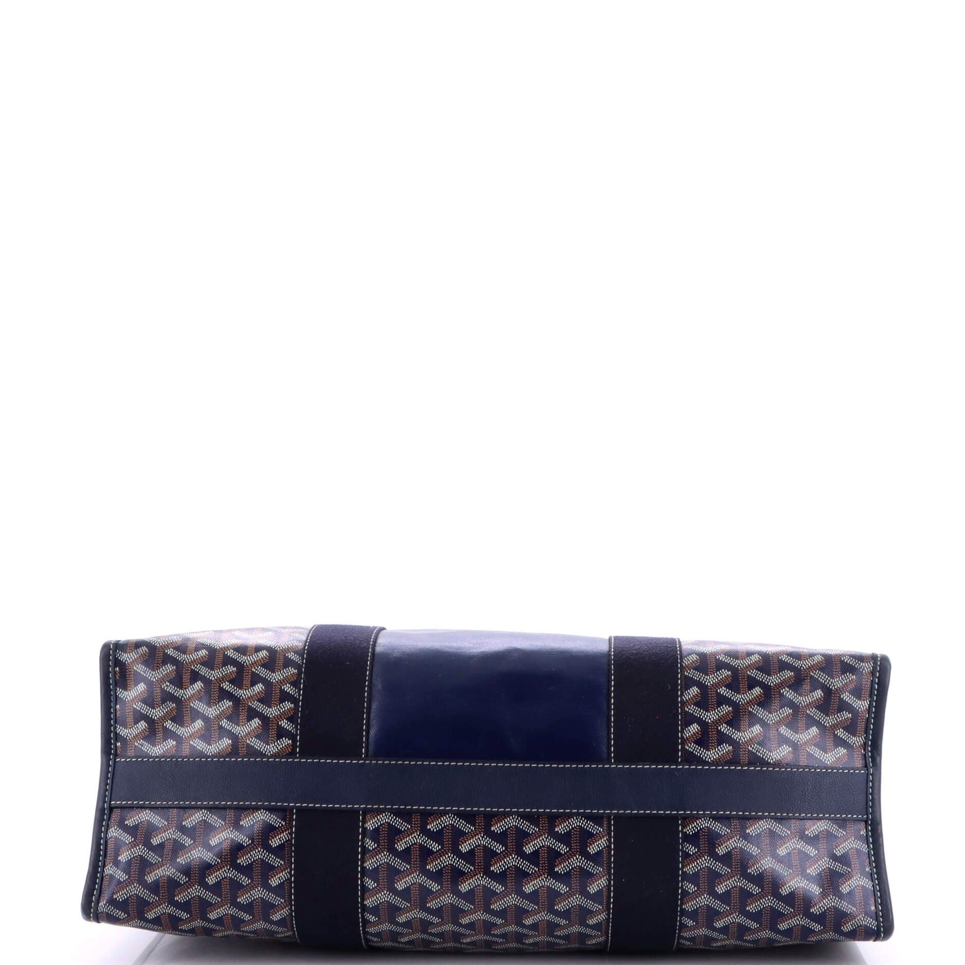 Pre-Owned Goyard Villette Tote Printed Coated Canvas MM, Alternate, color, Blue