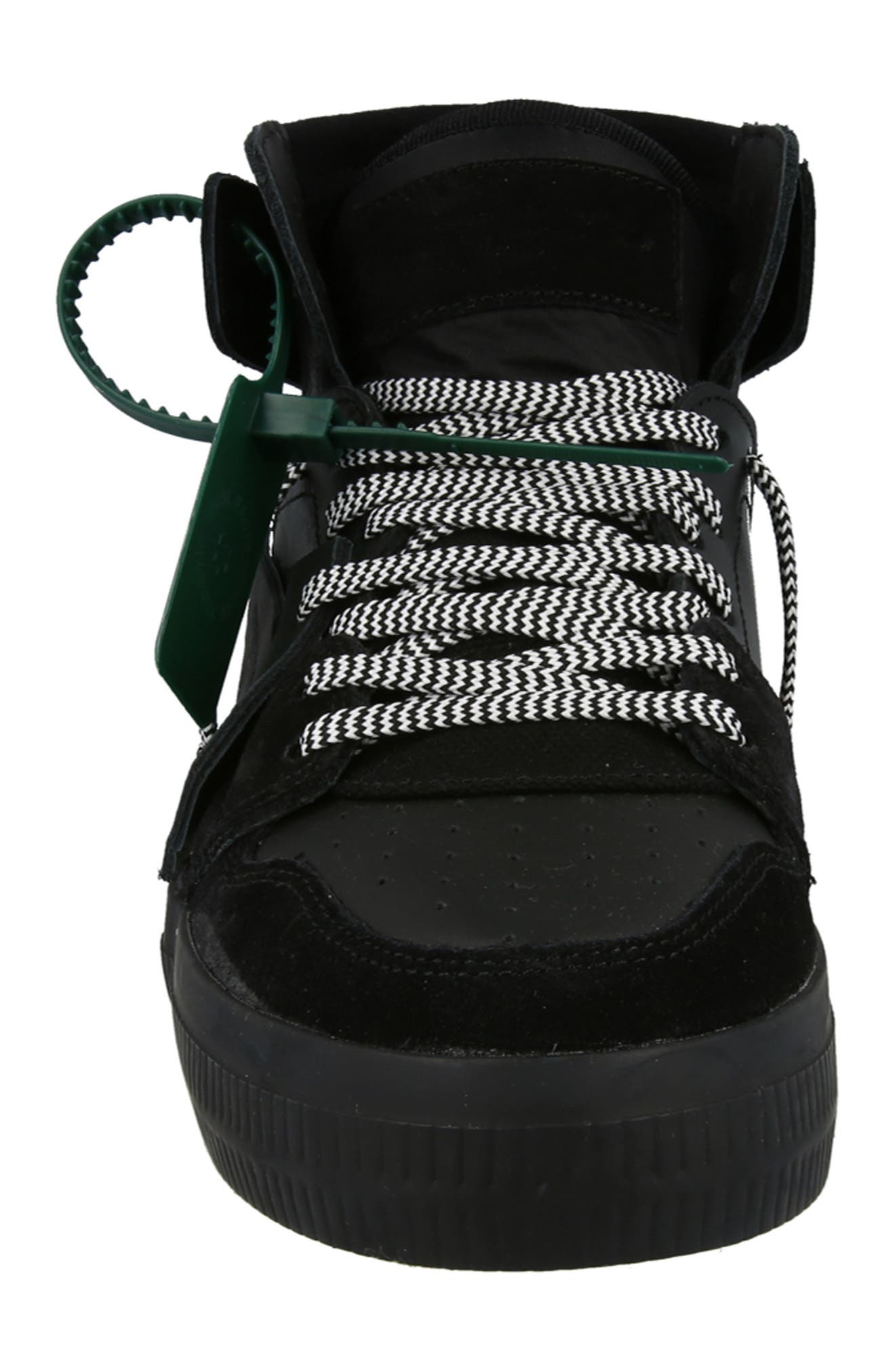 Off-White Vulcanized High Top Sneaker, Alternate, color, 