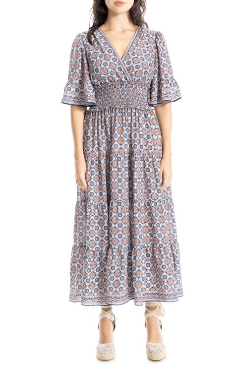 Smocked Waist Midi Dress