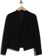 Theory Lanai Open Front Stretch Wool Blazer