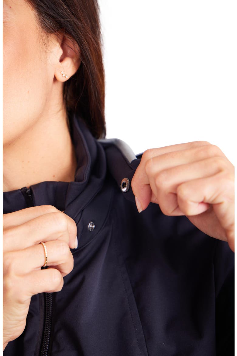 Squall Patrol Water Resistant Golf Jacket, Alternate, color, BLACK