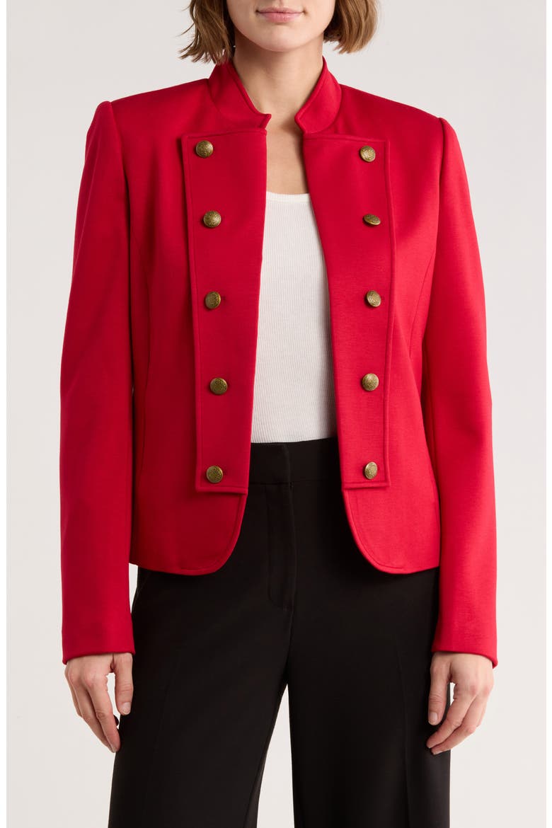 Military Band Jacket, Main, color, JESTER RED