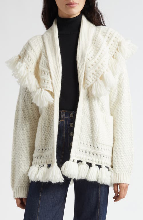 Cinq À Sept Asmi Belted Cardigan In White