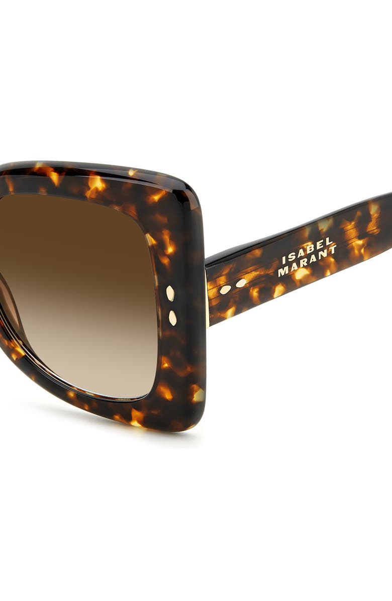 Isabel Marant The New 52mm Gradient Square Sunglasses, Alternate, color, 0086-Ha