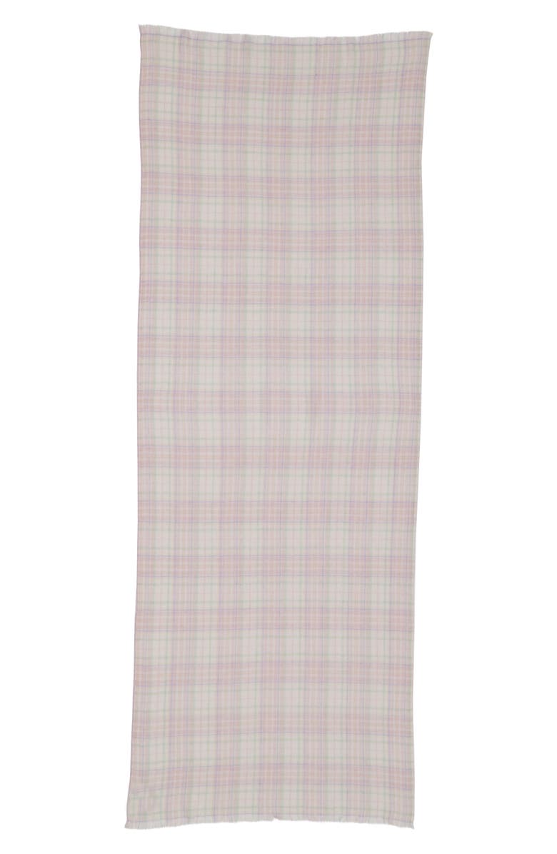 Isabel Marant Kuzanne Check Wool & Cashmere Scarf, Main, color,