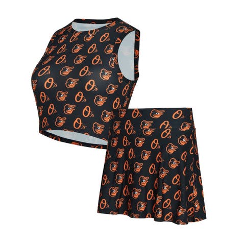 Women's Concepts Sport  Black Baltimore Orioles Knit Tank Top & Skort Set
