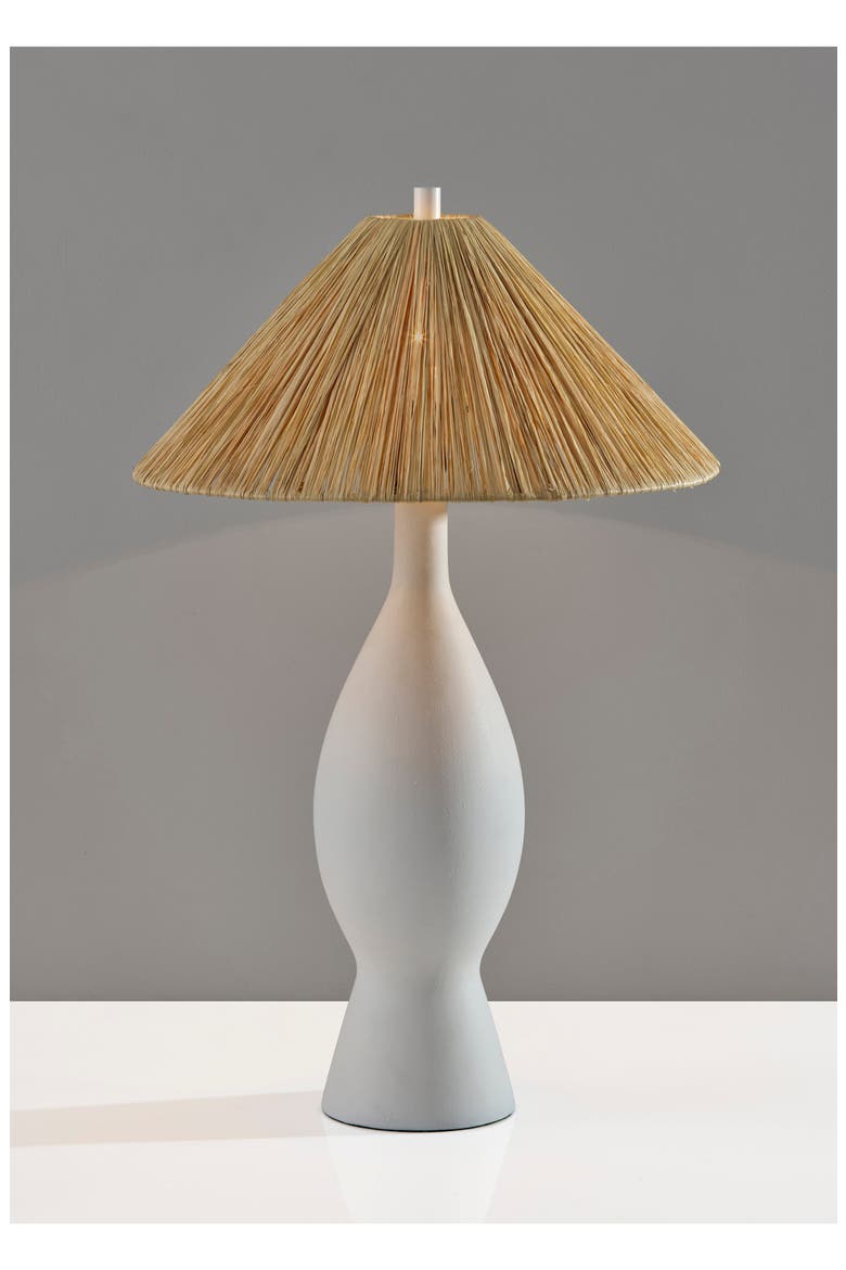 Maren Table Lamp, Alternate, color, WHITE