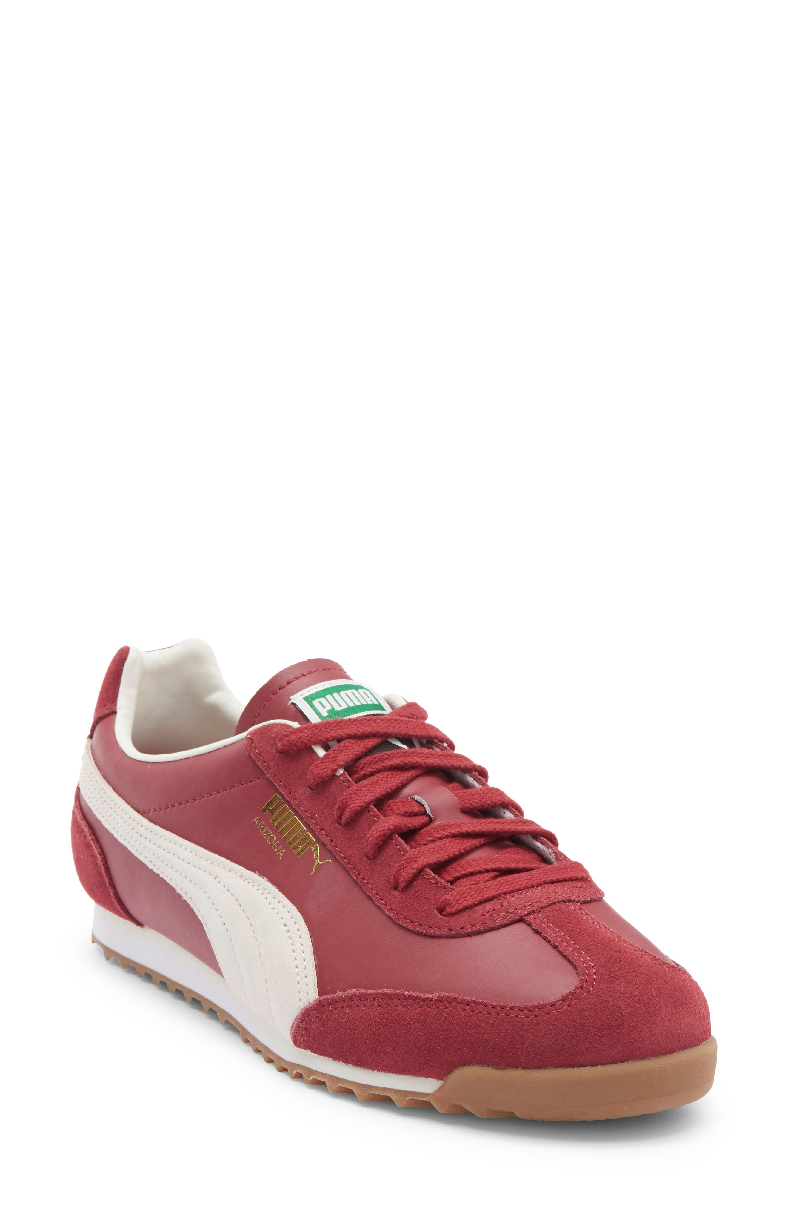 PUMA Arizona Retro Sneaker, Main, color, Burgundy