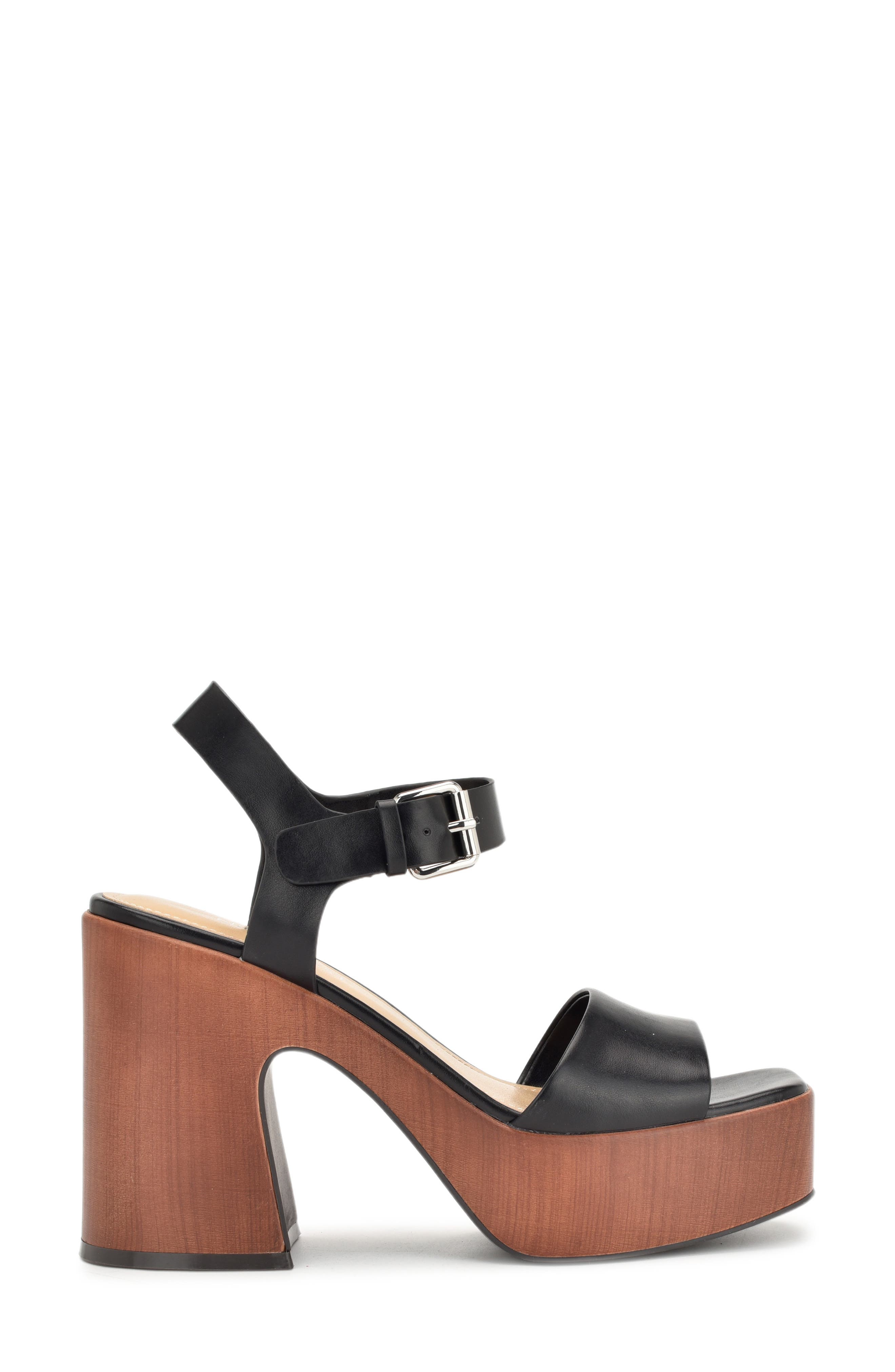 Nine West Open It Platform Heeled Sandal, Alternate, color, 