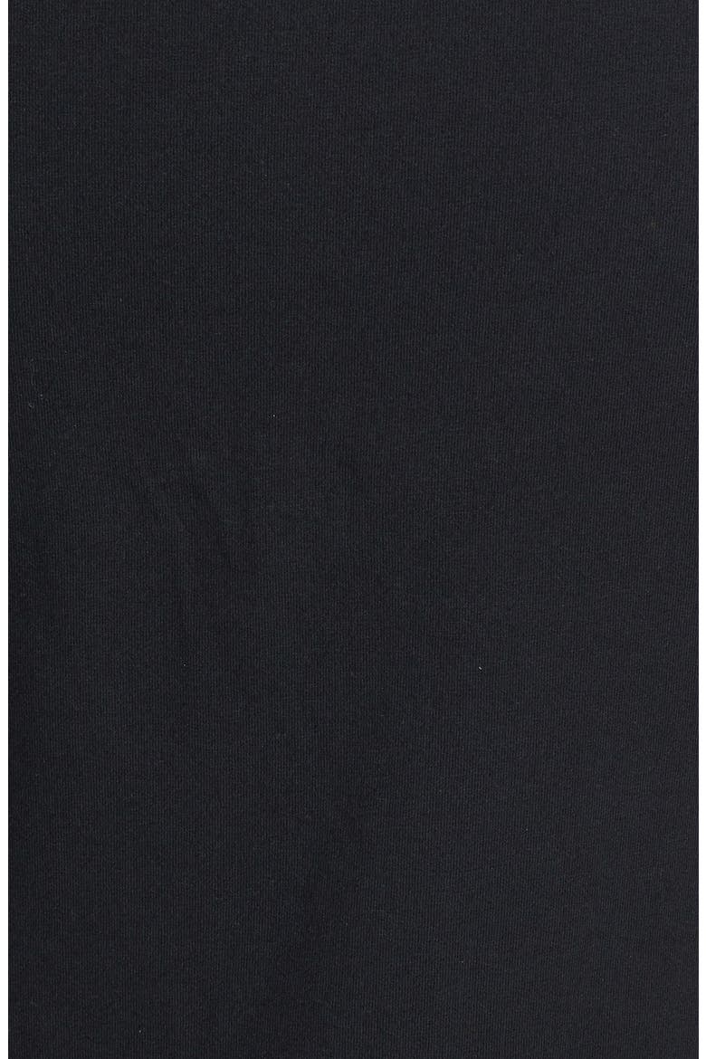 High/Low Scoop Neck Cover-Up Dress, Alternate, color, BLACK/ BLACK