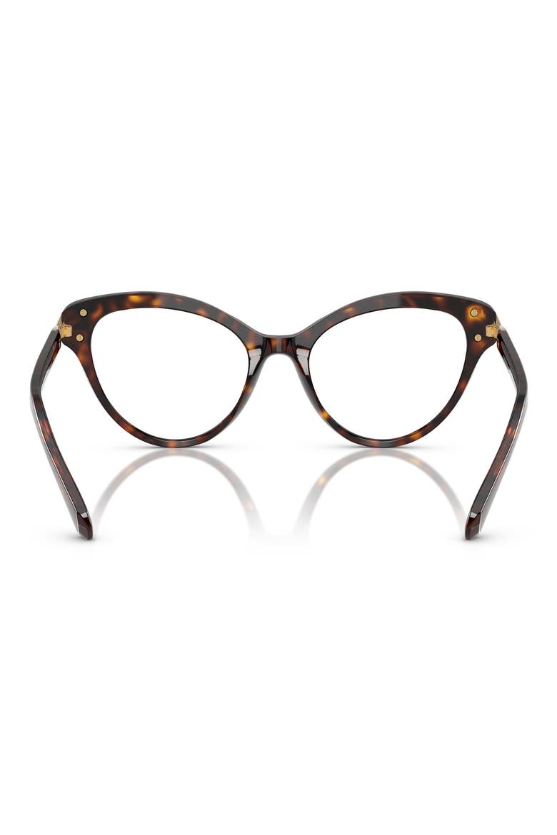 55mm Cat Eye Optical Glasses, Alternate, color, HAVANA
